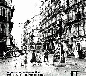 1045- Alger - Bab-el-oued - 3 Horloges